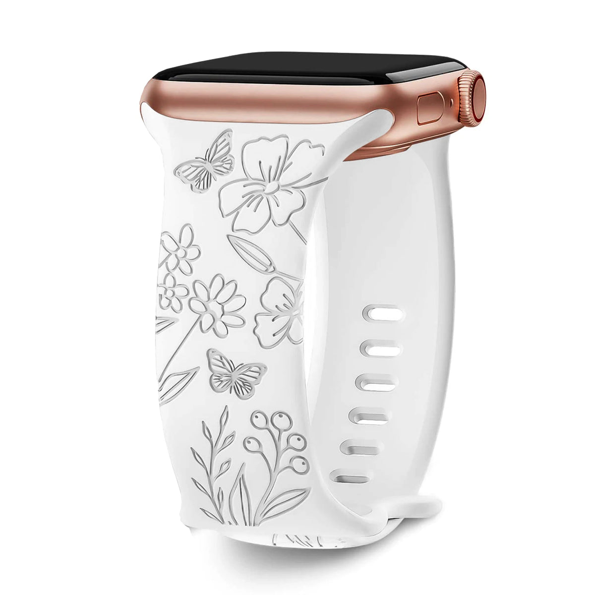Gegraveerd Siliconen Bandje voor Apple Watch – 40/41/42/44/45/46/49mm | Series 7-11, SE & Ultra 2/3