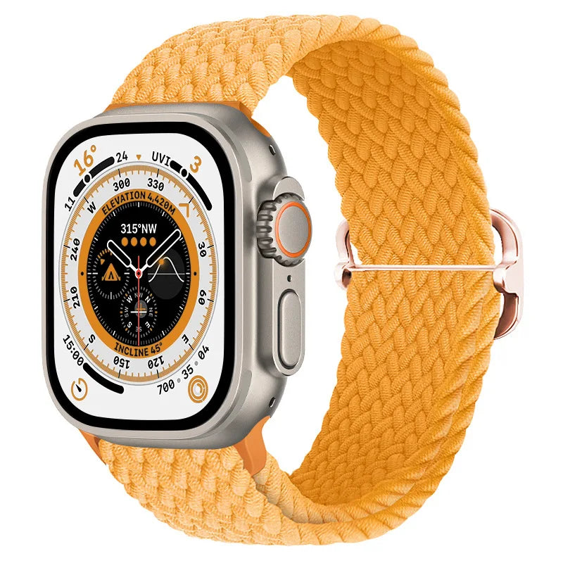 Gevlochten nylon Loop Bandje voor Apple Watch – afbeelding 45