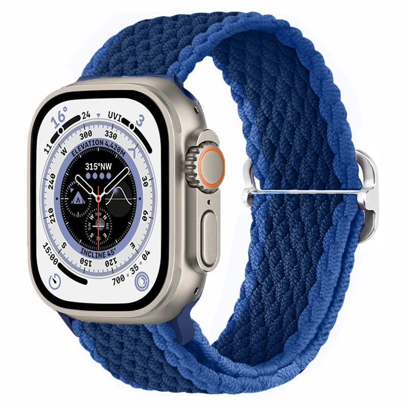 Gevlochten nylon Loop Bandje voor Apple Watch – afbeelding 58