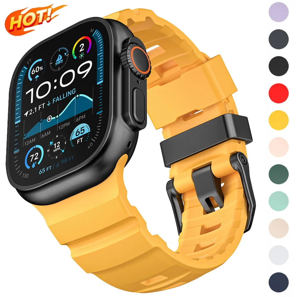 Trail Siliconenn Sportbandje voor Apple Watch – afbeelding 1