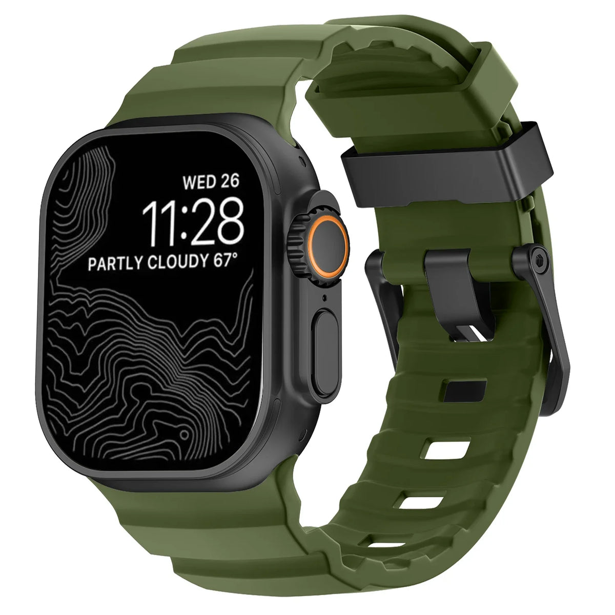 Trail Siliconenn Sportbandje voor Apple Watch – afbeelding 25