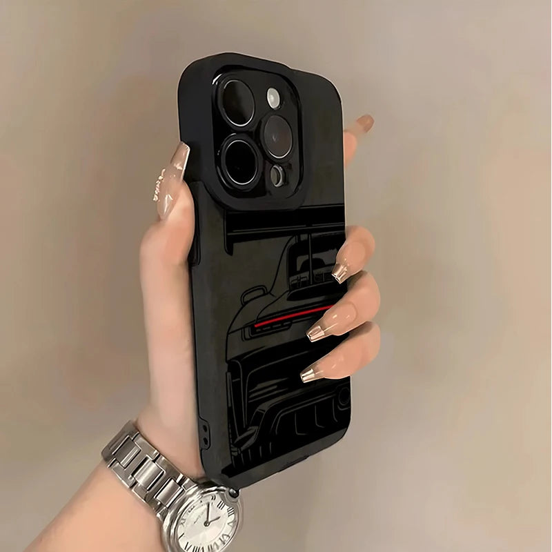 Sportwagen Telefoonhoesje voor iPhone – Kunstleer Beschermhoes – afbeelding 7