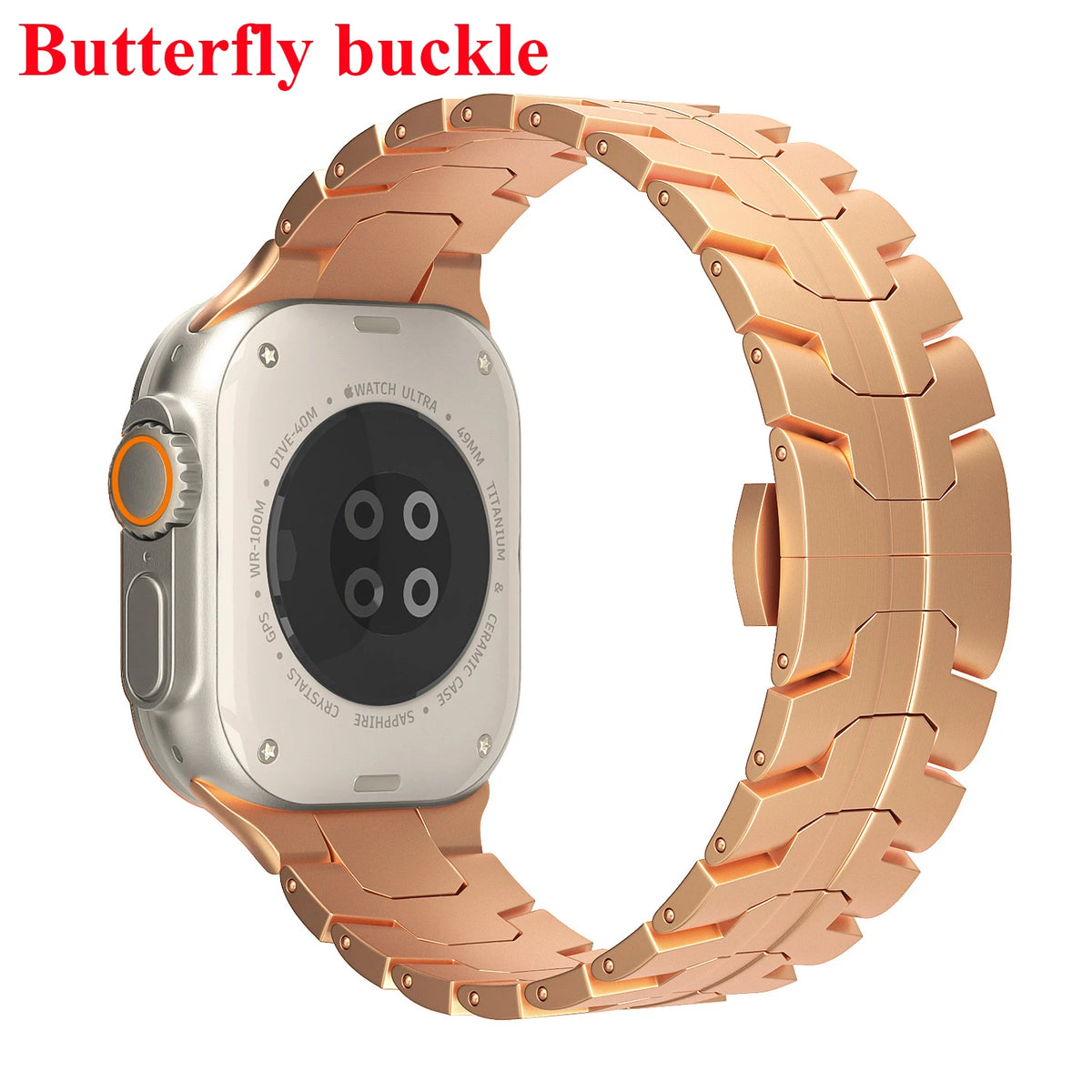 Roestvrij Stalen Armband voor Apple Watch – 42/44/45/46/49mm | Series 3-11, SE & Ultra 1/2/3