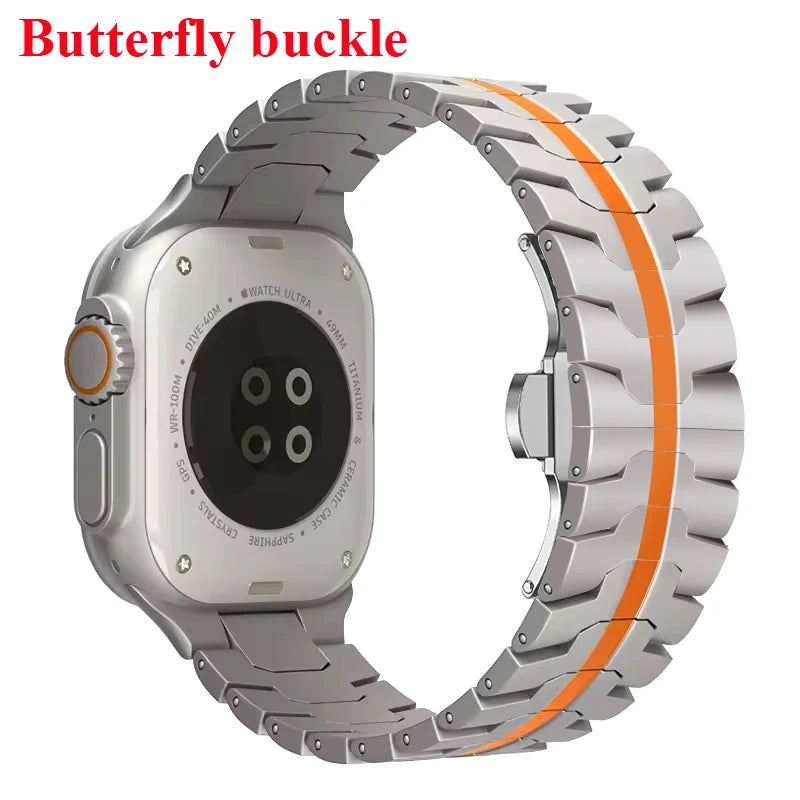 Roestvrij Stalen Armband voor Apple Watch – 42/44/45/46/49mm | Series 3-11, SE & Ultra 1/2/3