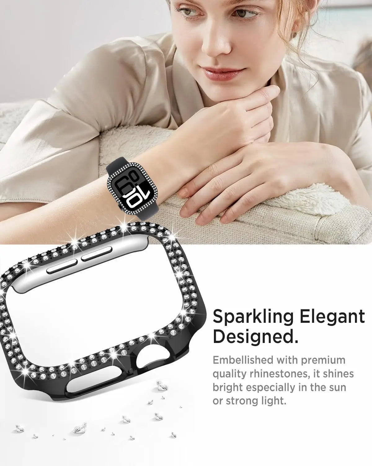 Strass Beschermhoes voor Apple Watch – afbeelding 5