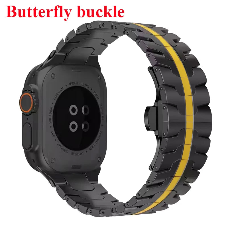 Roestvrij Stalen Armband voor Apple Watch – 42/44/45/46/49mm | Series 3-11, SE & Ultra 1/2/3