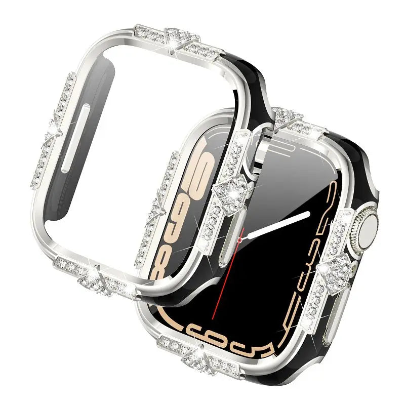 Tweekleurig Apple Watch-hoesje met diamantlook voor Apple Watch – afbeelding 8