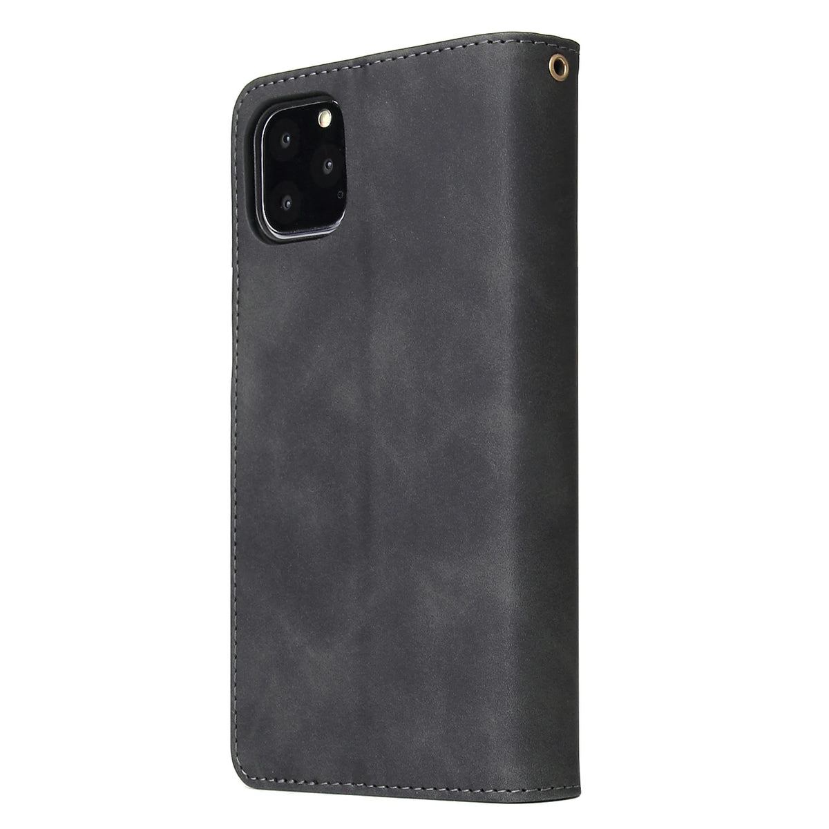 Leren Portemonnee Hoesje voor iPhone – Kaarthouder & Magnetische Sluiting – afbeelding 2