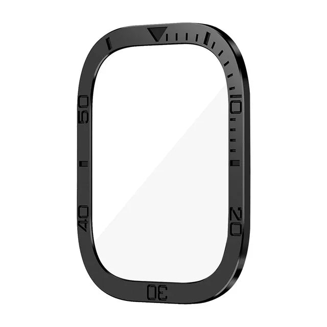 Metalen Beschermrand + Gehard Glas voor Apple Watch Ultra – 49mm | Ultra 1/2/3