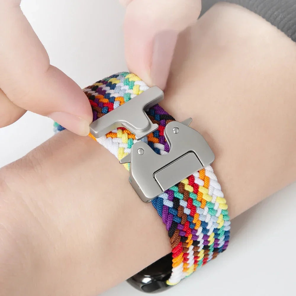 Gevlochten nylon Bandje voor Apple Watch – afbeelding 6