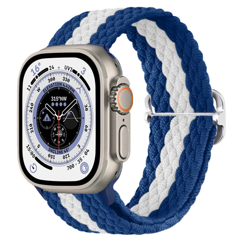 Gevlochten nylon Loop Bandje voor Apple Watch – afbeelding 11