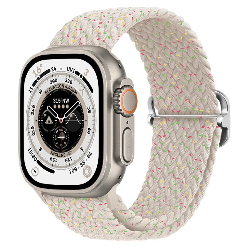 Gevlochten nylon Loop Bandje voor Apple Watch – afbeelding 52