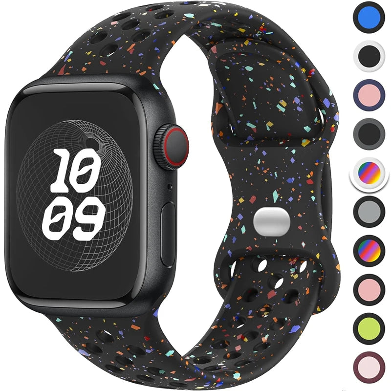Siliconenn Sportbandje voor Apple Watch – afbeelding 1