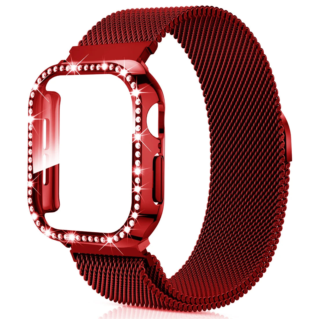 Milanese Mesh Bandje + Hoesje voor Apple Watch – afbeelding 10