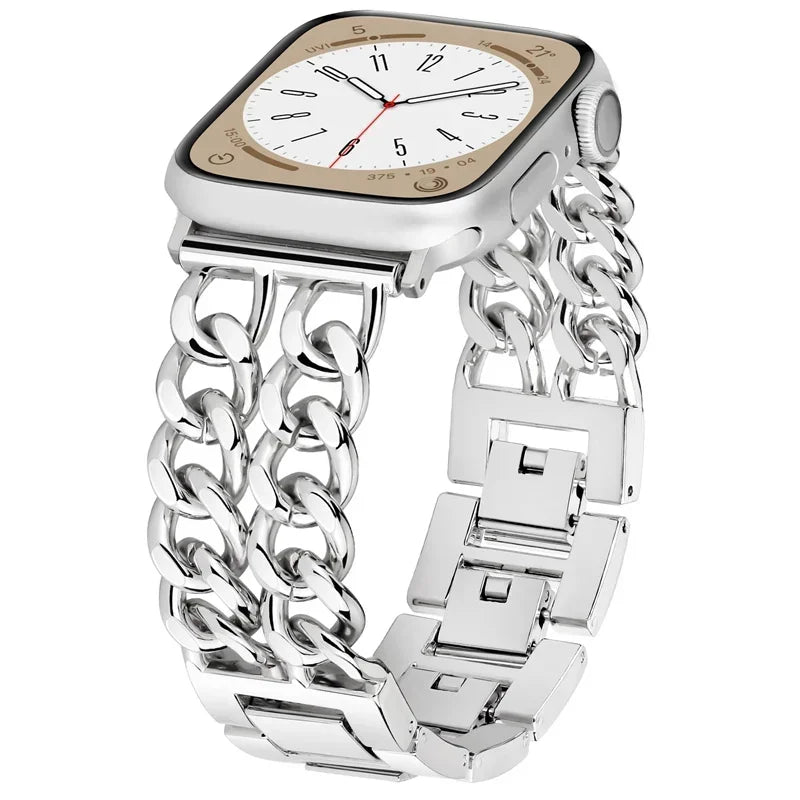 Metalen Schakelarmband voor Apple Watch – afbeelding 8