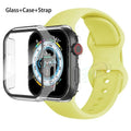 Screenprotector + Hoesje + Siliconenn Bandje voor Apple Watch – afbeelding 6