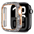 Kristallen Dameshoesje voor Apple Watch + Schermglas – 40/41/42/44/45/46mm | Series 5-11 & SE