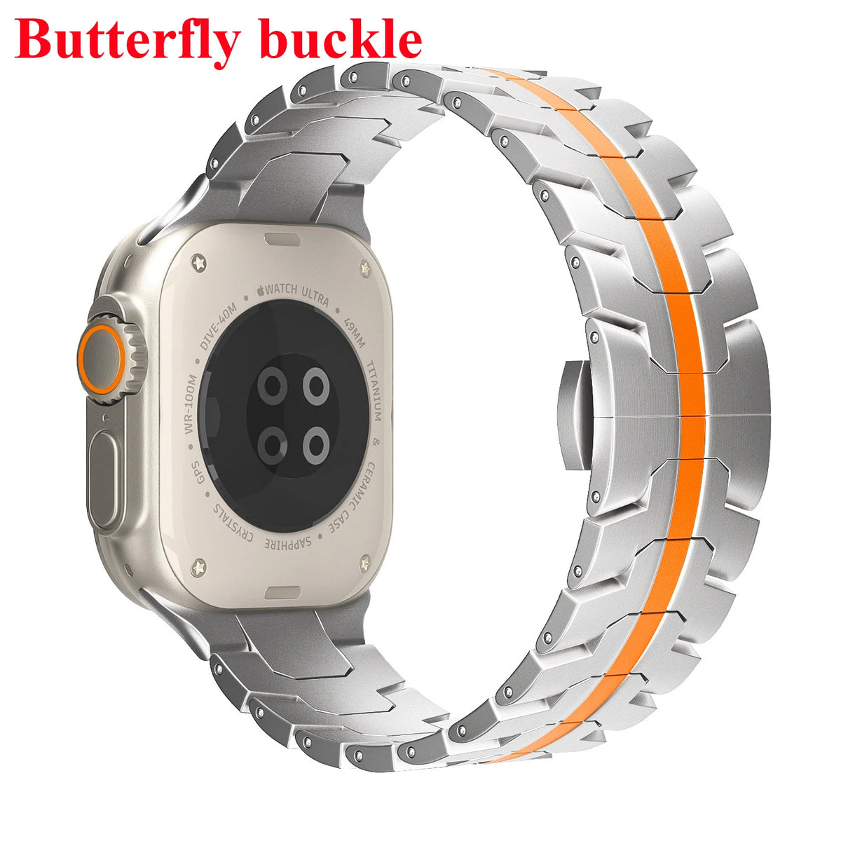 Roestvrij Stalen Armband voor Apple Watch – 42/44/45/46/49mm | Series 3-11, SE & Ultra 1/2/3