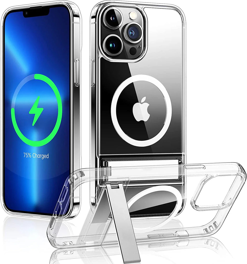Transparant MagSafe Hoesje voor iPhone – Standaard & Draadloos Opladen – afbeelding 7