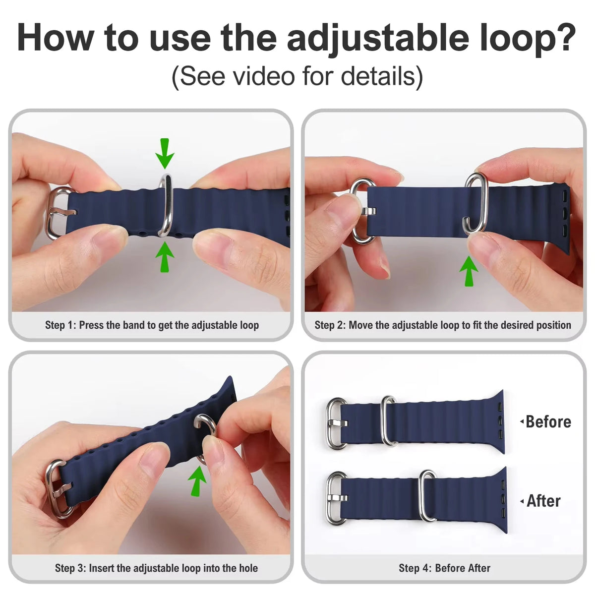 Ocean Sportbandje voor Apple Watch – afbeelding 4