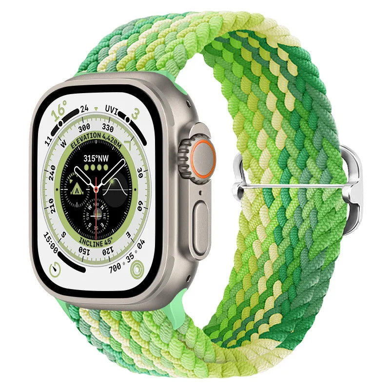 Gevlochten nylon Loop Bandje voor Apple Watch – afbeelding 53