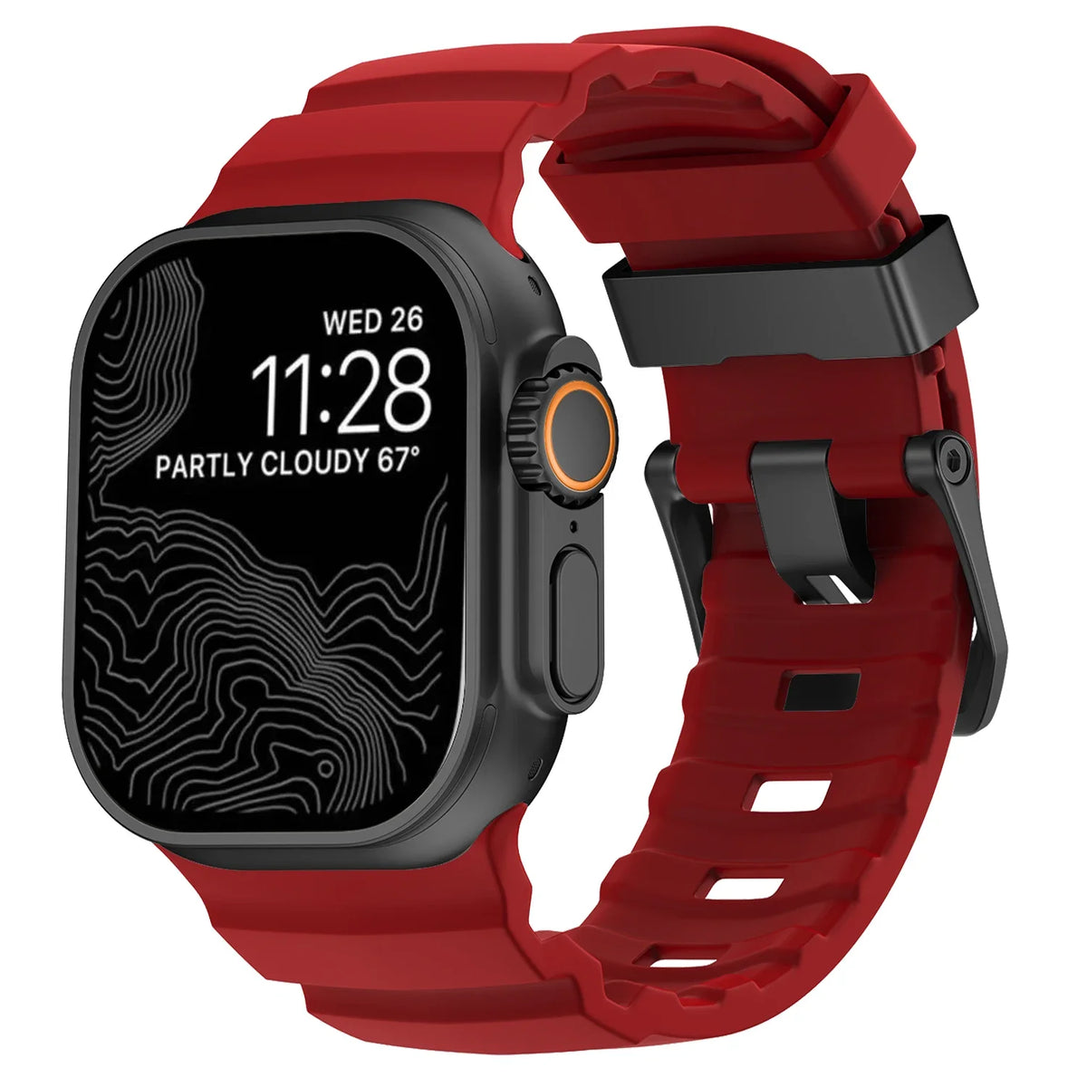 Trail Siliconenn Sportbandje voor Apple Watch – afbeelding 33