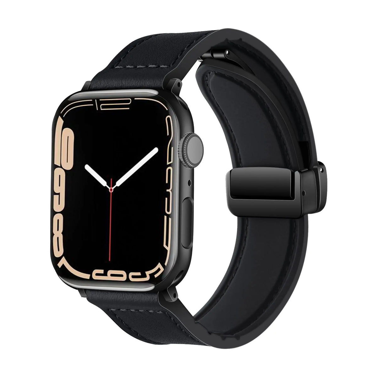 Leren Bandje voor Apple Watch – Magnetische Sluiting – afbeelding 11