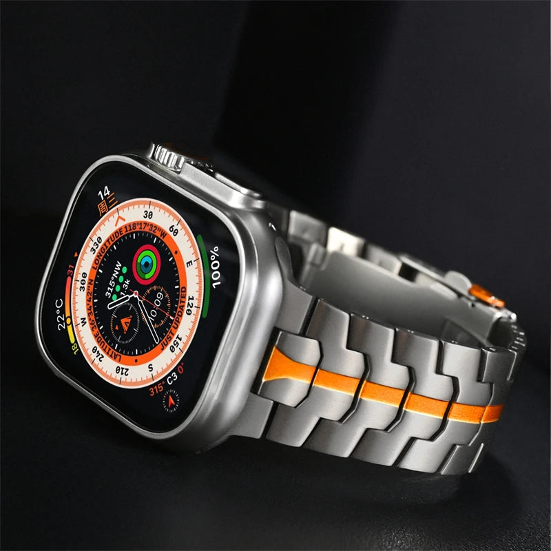 Roestvrij Stalen Armband voor Apple Watch – 42/44/45/46/49mm | Series 3-11, SE & Ultra 1/2/3