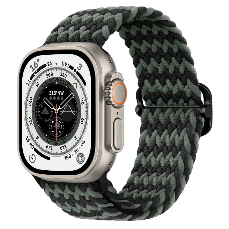 Gevlochten nylon Loop Bandje voor Apple Watch – afbeelding 20