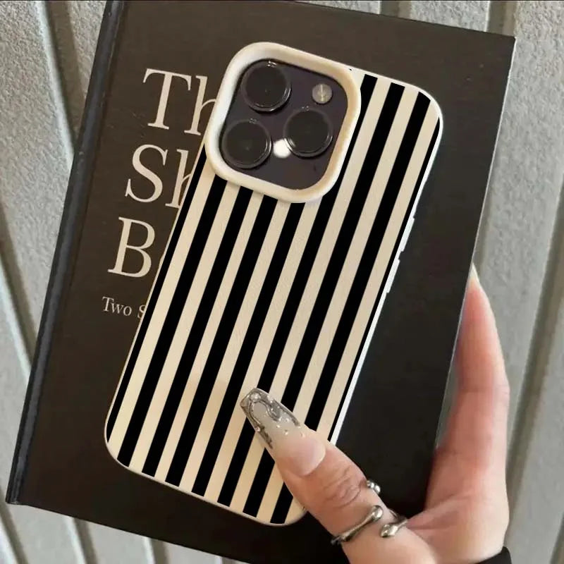 Kleurrijk gestreept Hoesje voor iPhone X-17 Pro Max – afbeelding 9