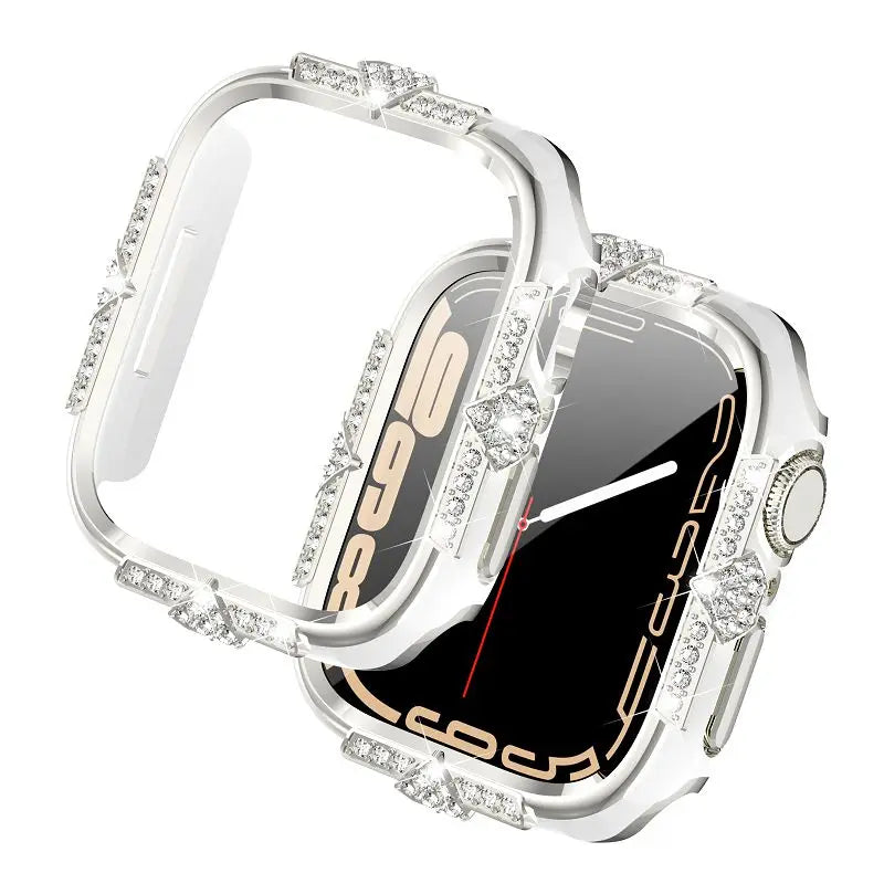 Tweekleurig Apple Watch-hoesje met diamantlook voor Apple Watch – afbeelding 7