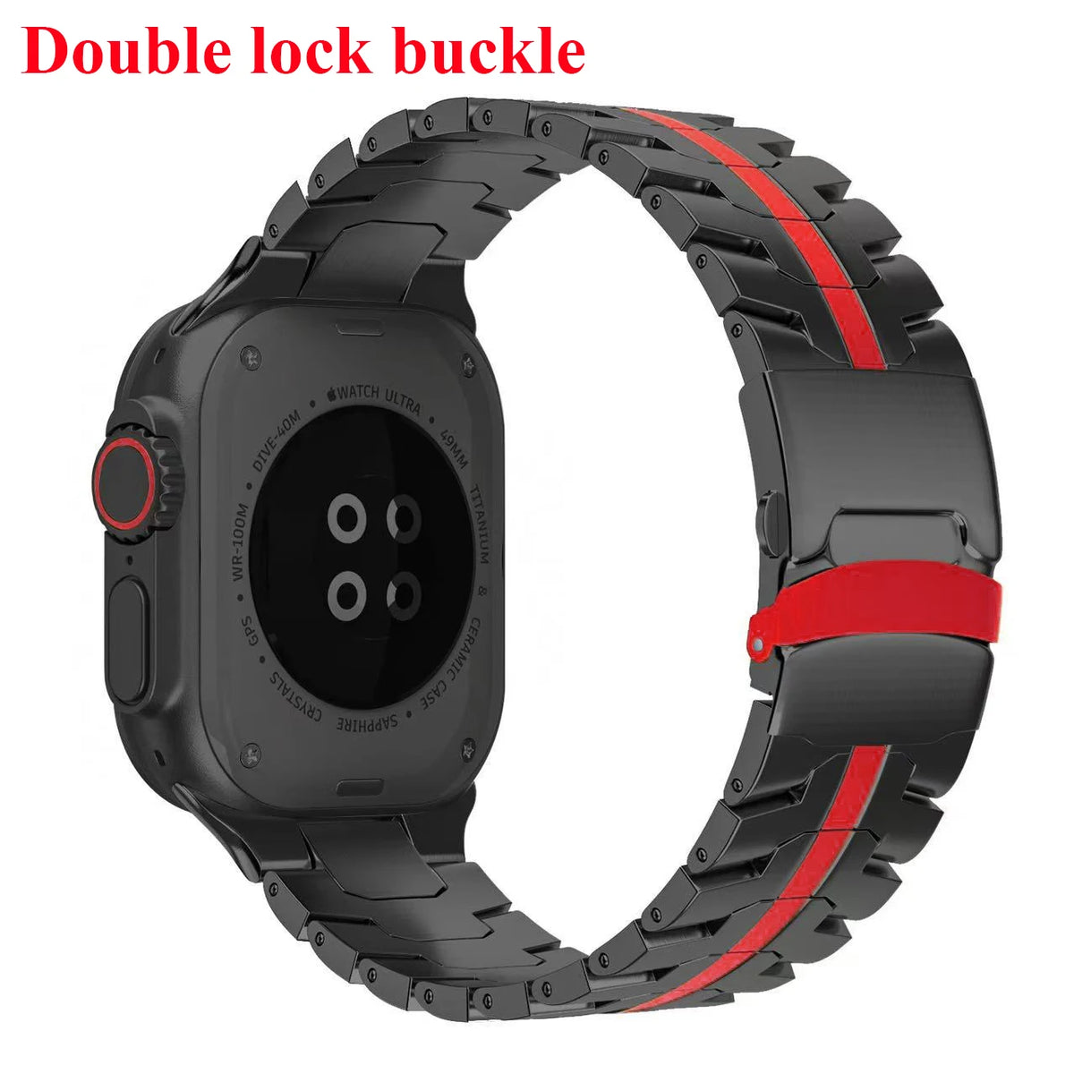 Roestvrij Stalen Armband voor Apple Watch – 42/44/45/46/49mm | Series 3-11, SE & Ultra 1/2/3
