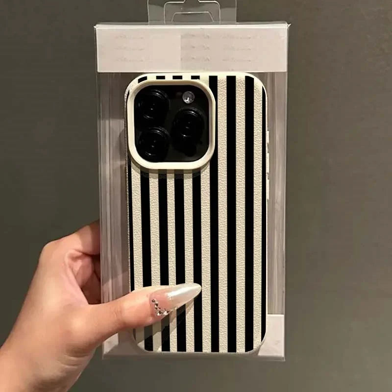 Kleurrijk gestreept Hoesje voor iPhone X-17 Pro Max – afbeelding 5