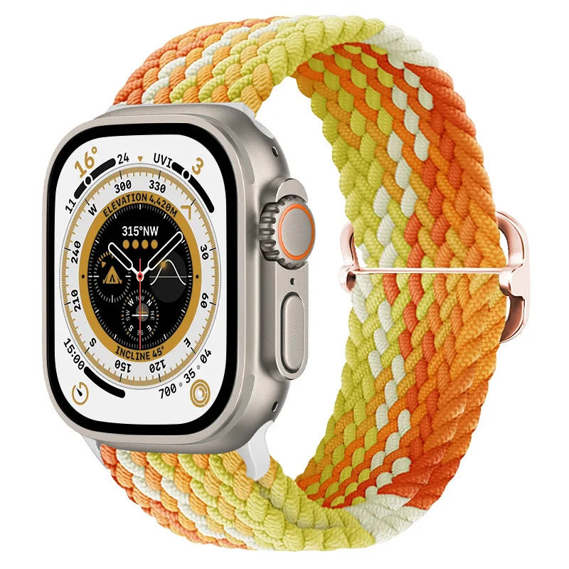 Gevlochten nylon Loop Bandje voor Apple Watch – afbeelding 41