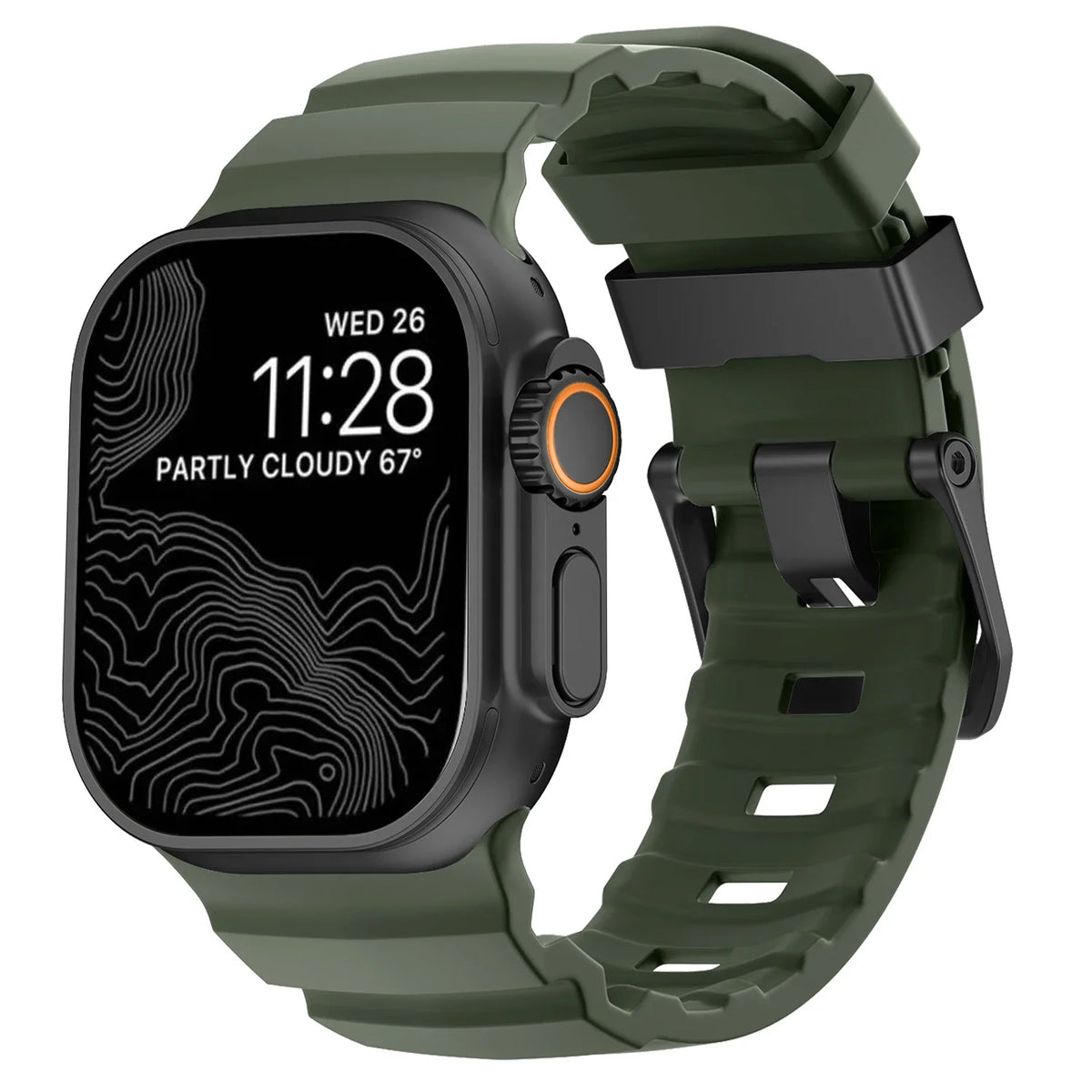 Trail Siliconenn Sportbandje voor Apple Watch – afbeelding 23