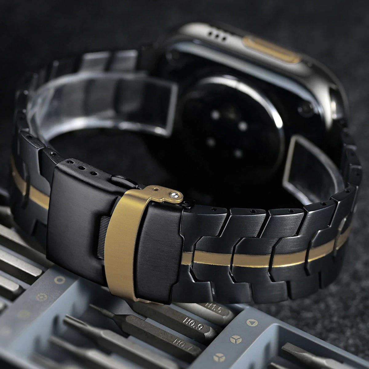 Roestvrij Stalen Armband voor Apple Watch – 42/44/45/46/49mm | Series 3-11, SE & Ultra 1/2/3