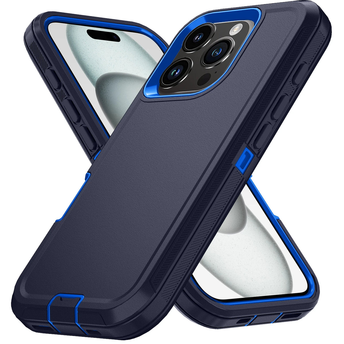 Pantser Schokbestendig Stofdicht Hoesje voor iPhone 11-16 Pro Max – afbeelding 1