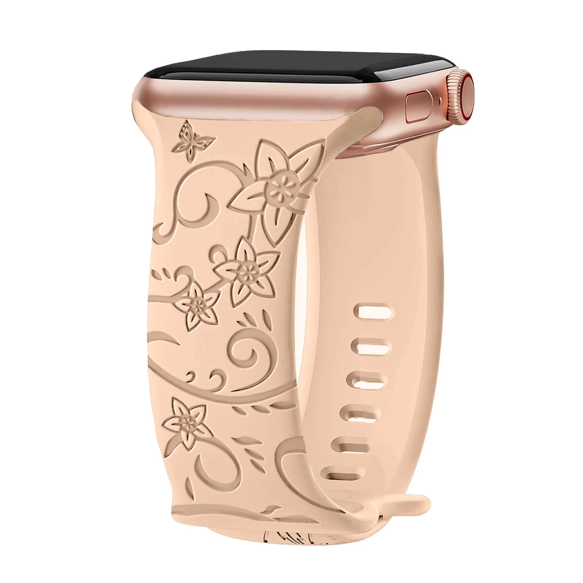 Gegraveerd Siliconen Bandje voor Apple Watch – 40/41/42/44/45/46/49mm | Series 7-11, SE & Ultra 2/3