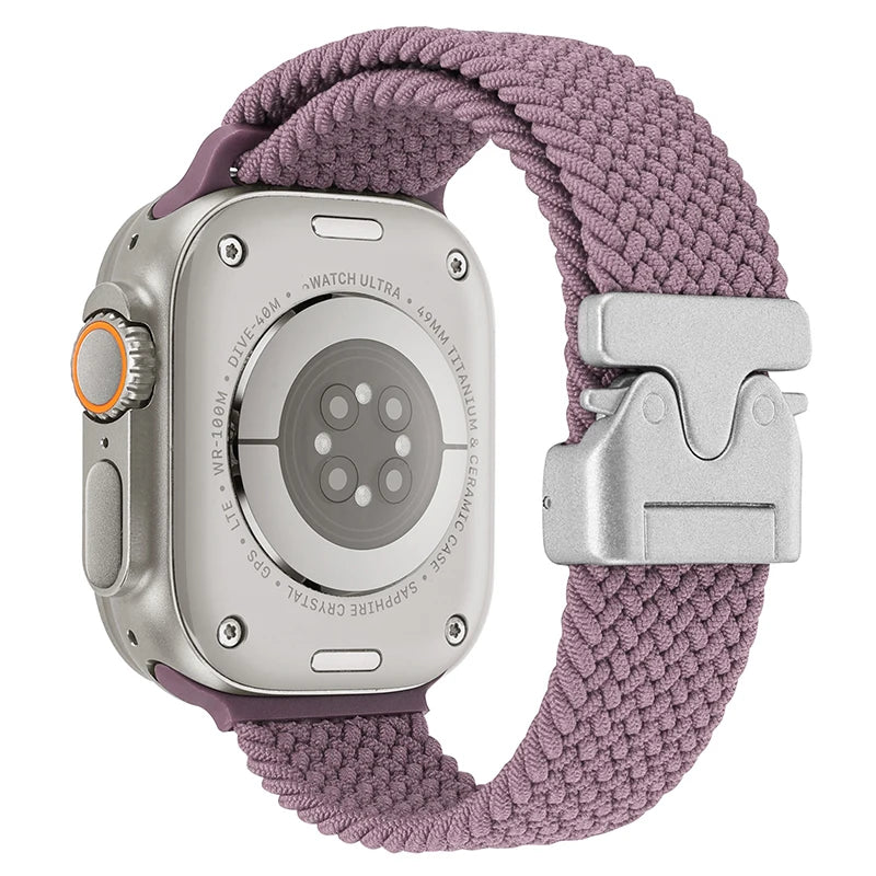 Gevlochten nylon Bandje voor Apple Watch – afbeelding 11