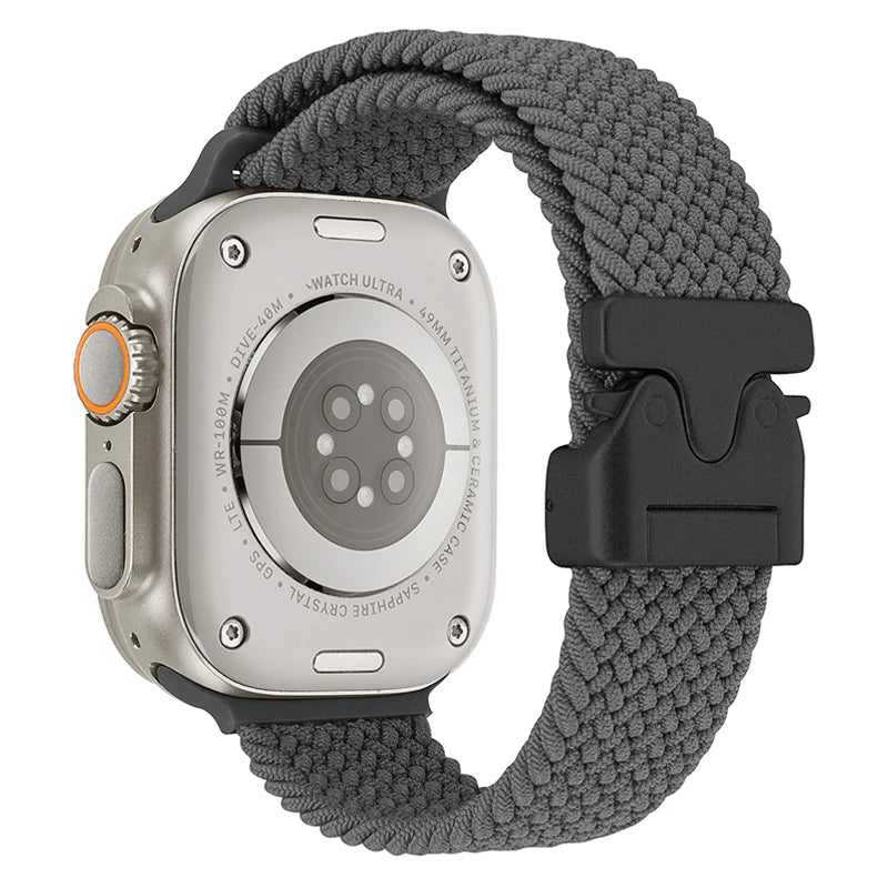 Gevlochten nylon Bandje voor Apple Watch – afbeelding 9