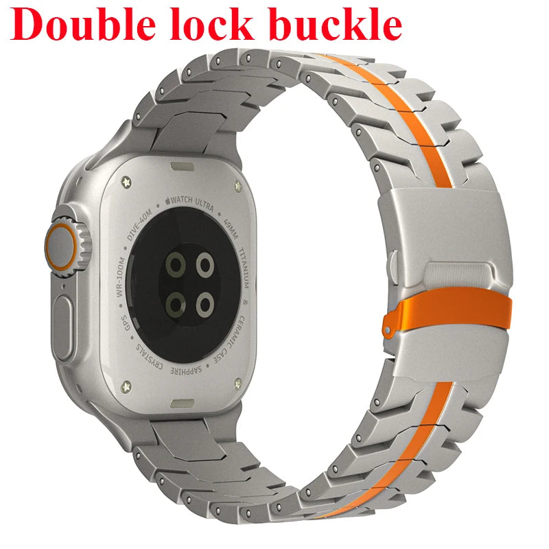 Roestvrij Stalen Armband voor Apple Watch – 42/44/45/46/49mm | Series 3-11, SE & Ultra 1/2/3