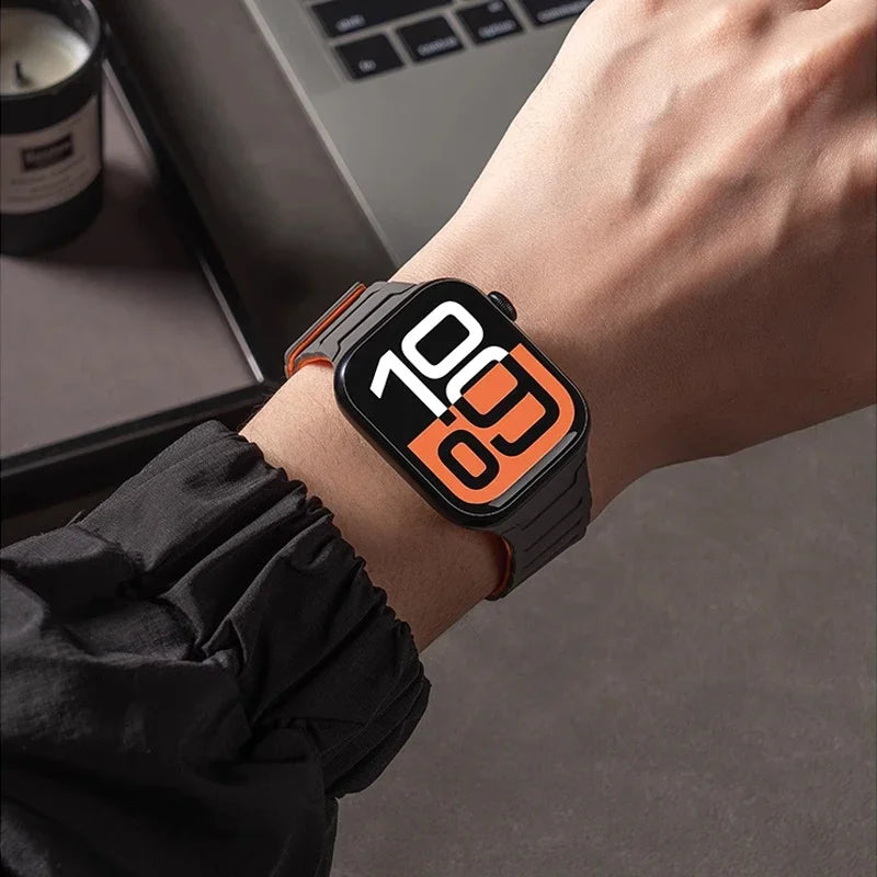 Magnetische Siliconenn Bandje voor Apple Watch – afbeelding 6