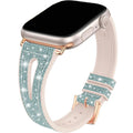Glitter Siliconen Bandje voor Apple Watch – 40/41/42/44/45/46mm | Series 4-11 & SE