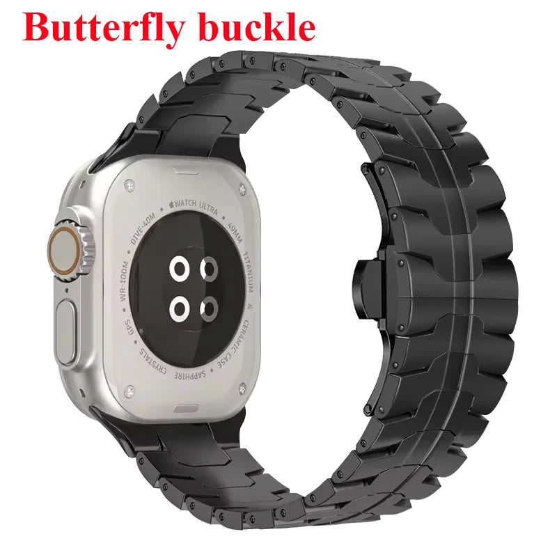 Roestvrij Stalen Armband voor Apple Watch – 42/44/45/46/49mm | Series 3-11, SE & Ultra 1/2/3