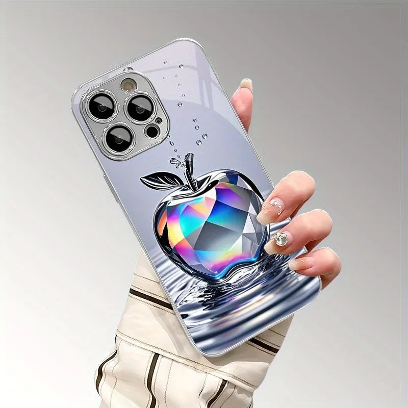 Aurora Diamant Waterdruppel Telefoonhoesje voor iPhone 11 t/m 17 Pro Max – afbeelding 3