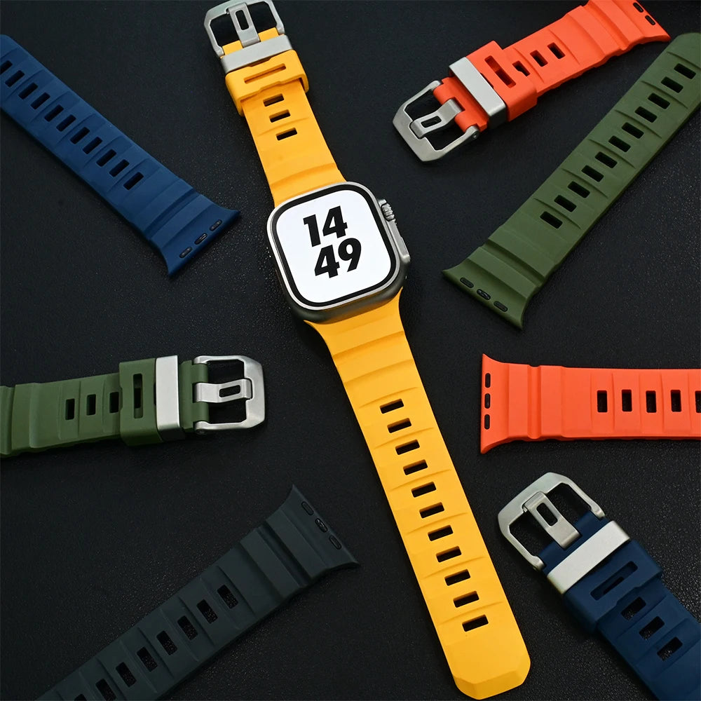 Trail Siliconenn Sportbandje voor Apple Watch – afbeelding 3