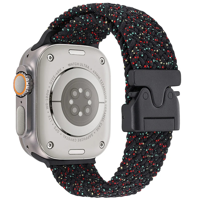 Gevlochten nylon Bandje voor Apple Watch – afbeelding 25
