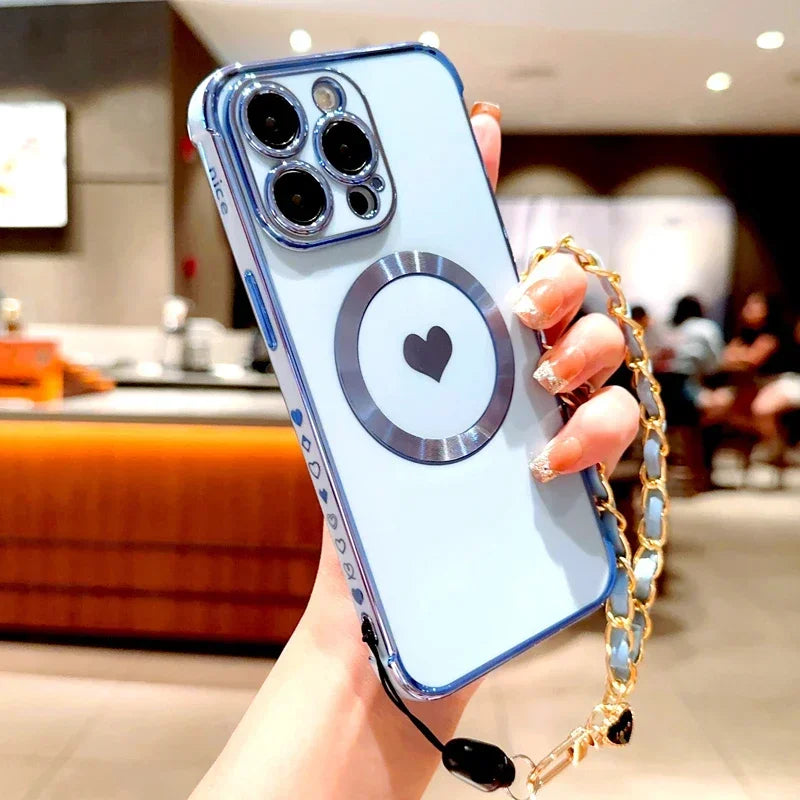 TPU Hoesje met Polsbandje voor iPhone – MagSafe Compatibel – afbeelding 9