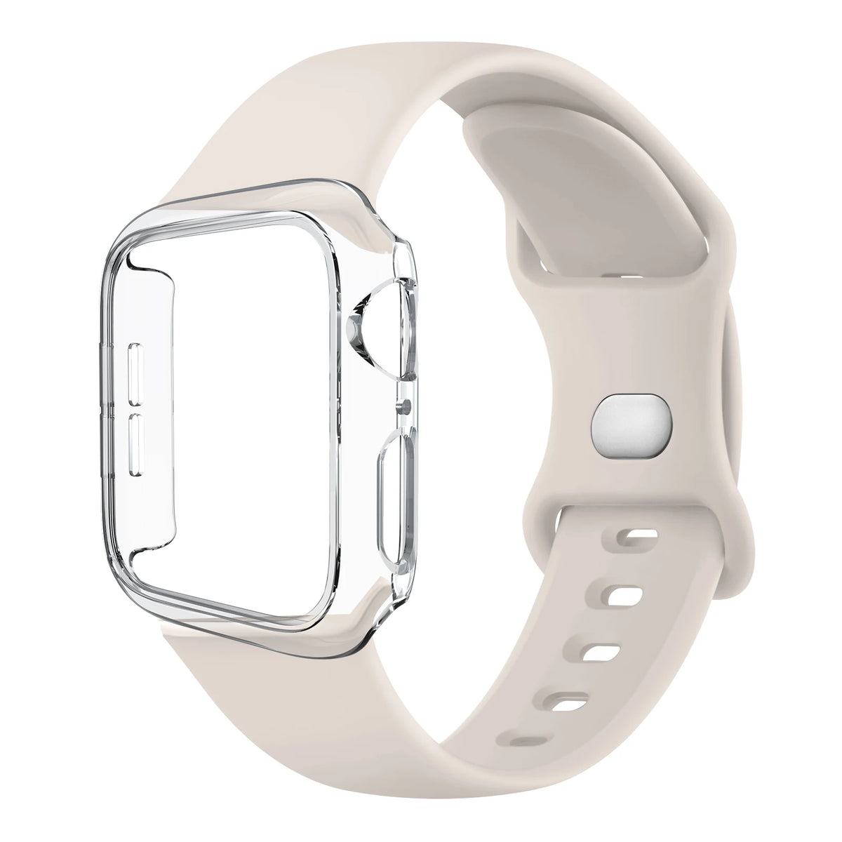 Siliconenn Bandje + Hoesje voor Apple Watch – afbeelding 18