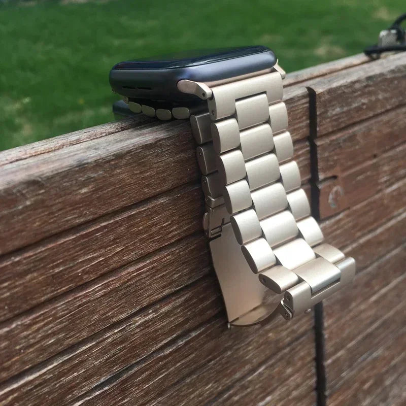 TPU Beschermhoes + Metalen bandje voor Apple Watch – afbeelding 5